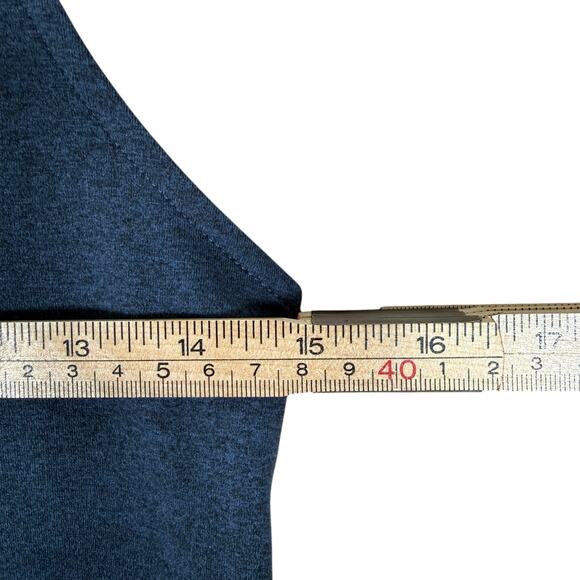 Fabletics Cloud Jersey Wide Leg Romper | Navy Blue Lounge Jumpsuit | Medium - Picture 10 of 10